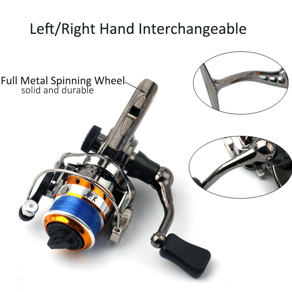Fishing Rod Spinning - Portable Fishing Rod Telescopic Pole +