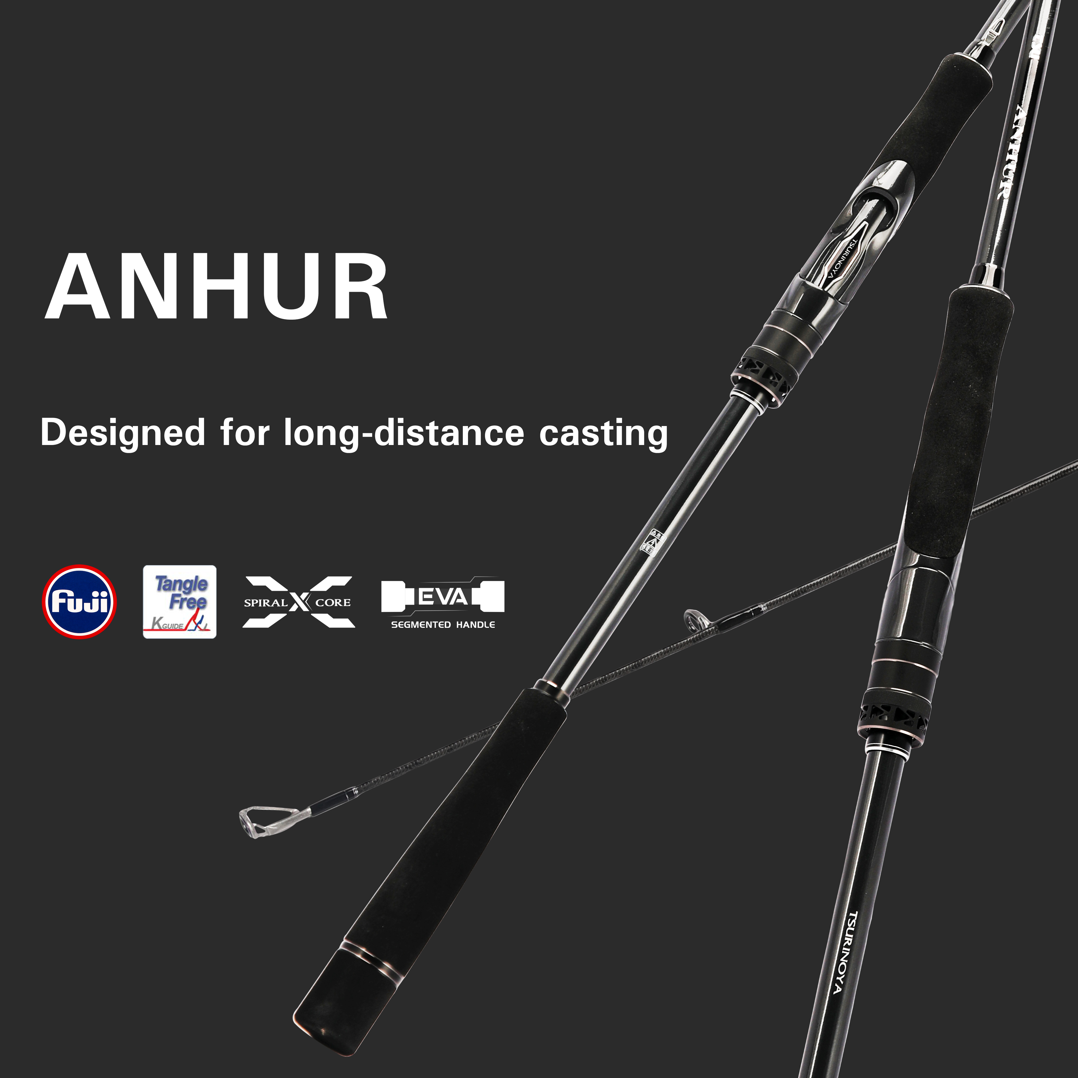 Fishing Rod Surf - TSURINOYA ANHUR 2.4m 2.59m 2.7m 2.9m