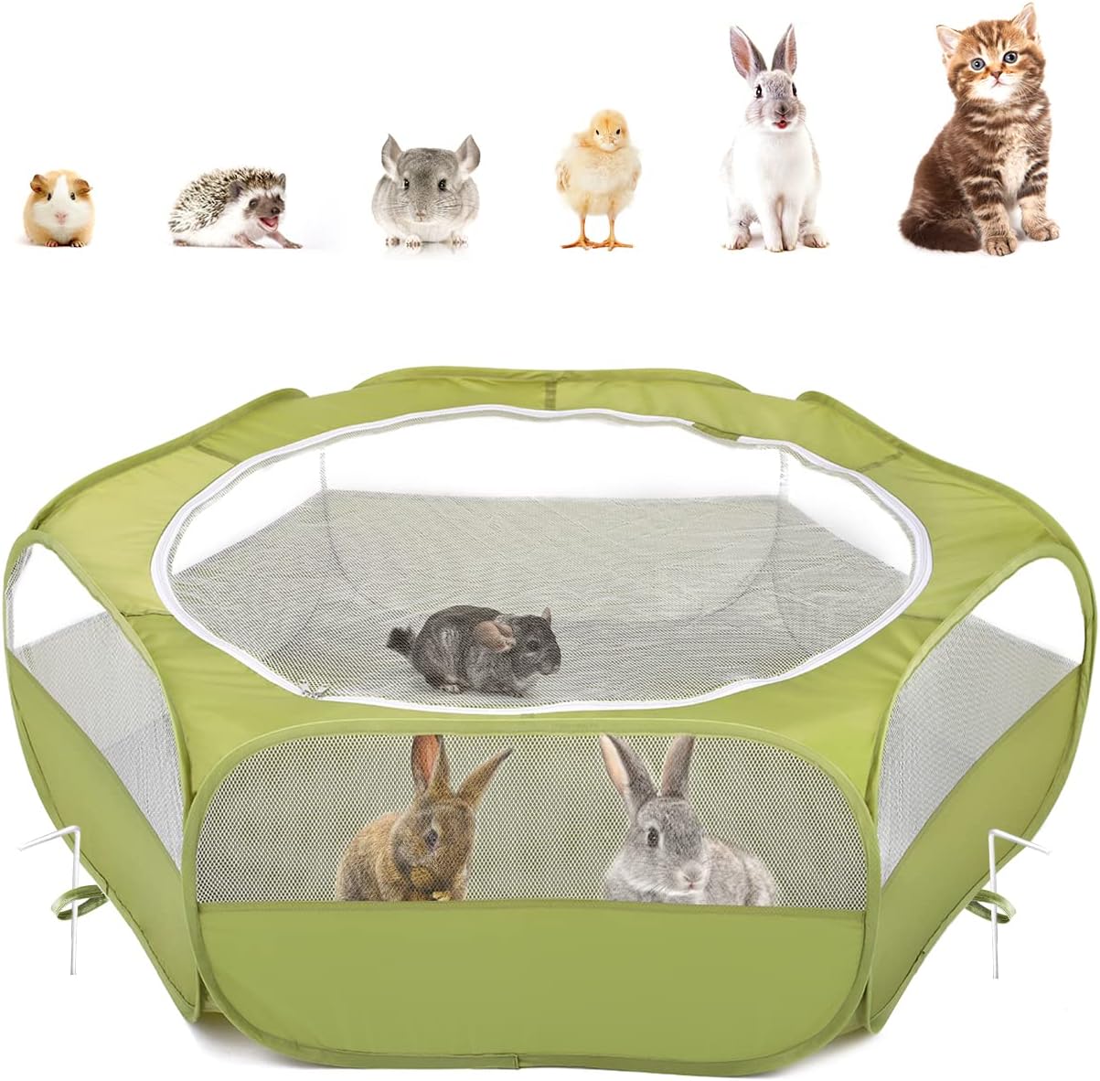Fishing Rod Travel - Pawaboo Small Animals Playpen Waterproof Small