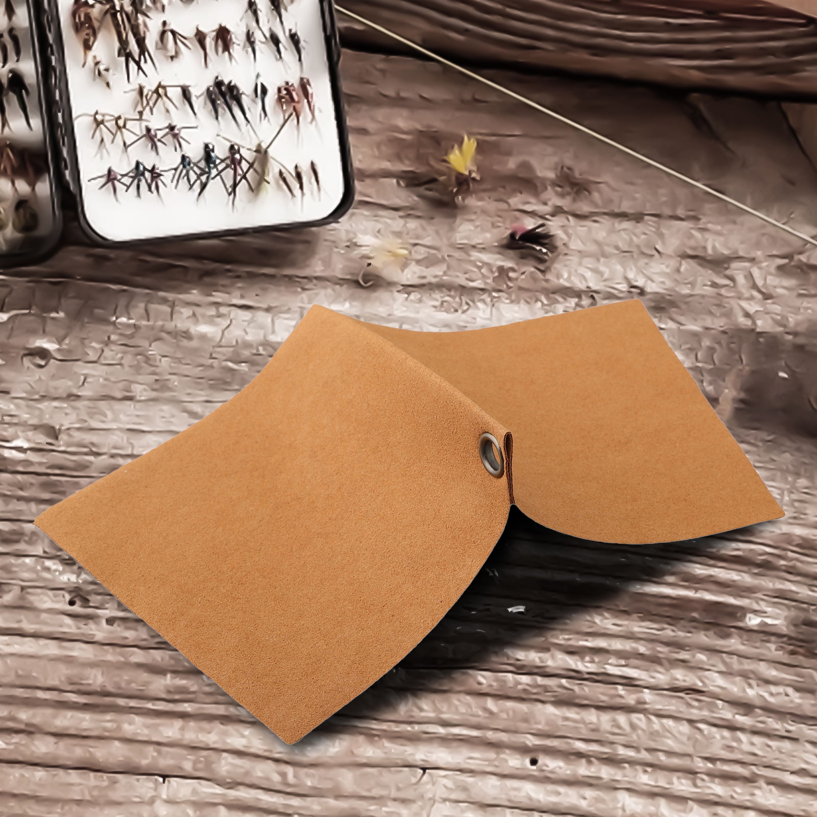 9x9cm Fly Fishing Dryer Patch  - مراجعة Fishing Rod Fly وسعره