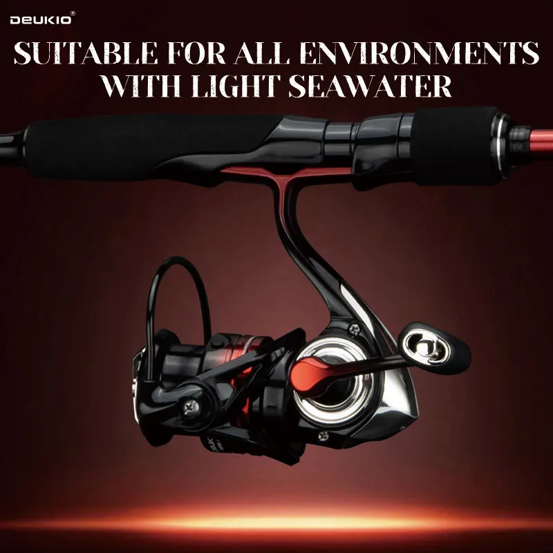 DEUKIO 4/5 Sections Fishing Ro - مراجعة Fishing Rod Combo وسعره