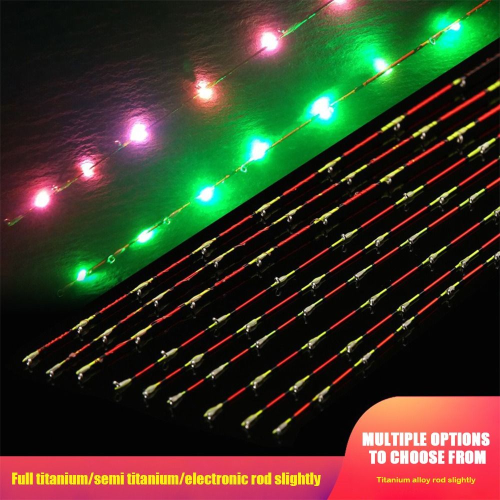 55cm LED Half Titanium/Full Ti - مراجعة Fishing Rod Tip Replacement وسعره