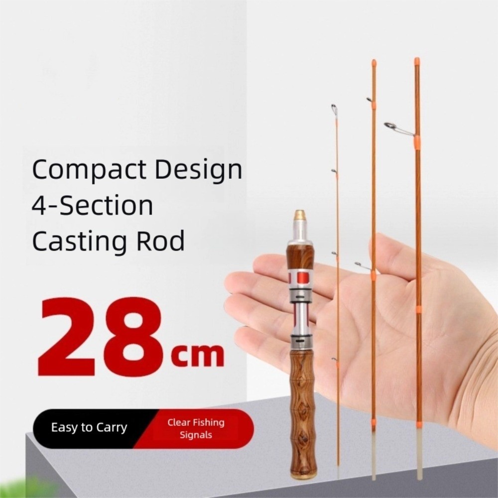 4 Sections Spinning Fishing Ro - مراجعة Fishing Rod Carbon Fiber وسعره