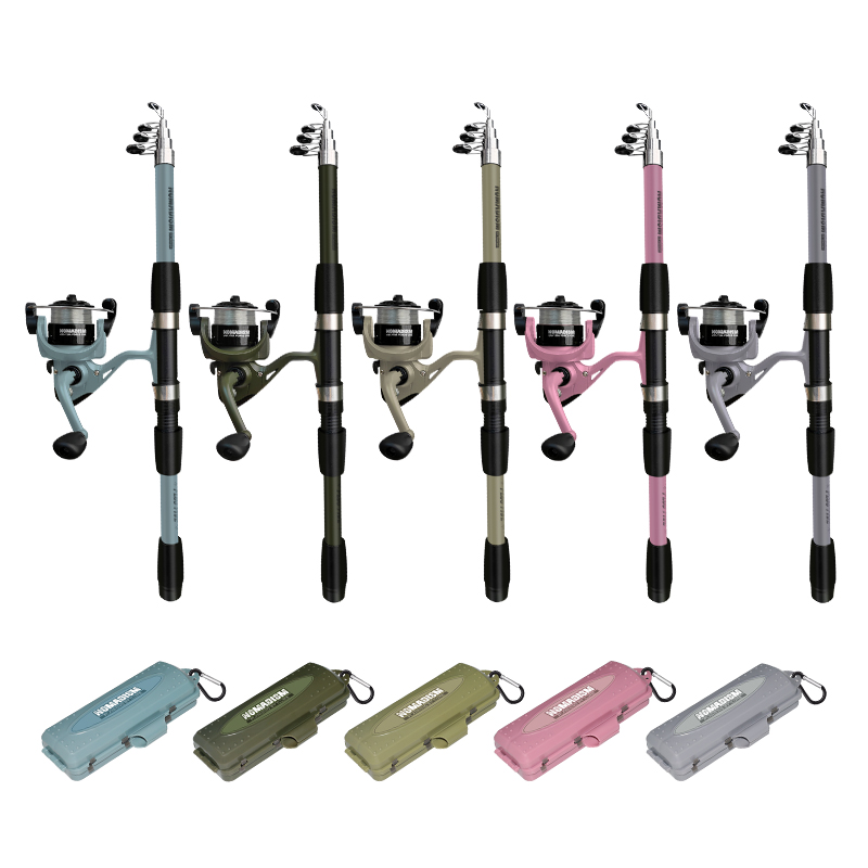 1.65m Super Lightweight Carbon - مراجعة Fishing Rod Combo وسعره