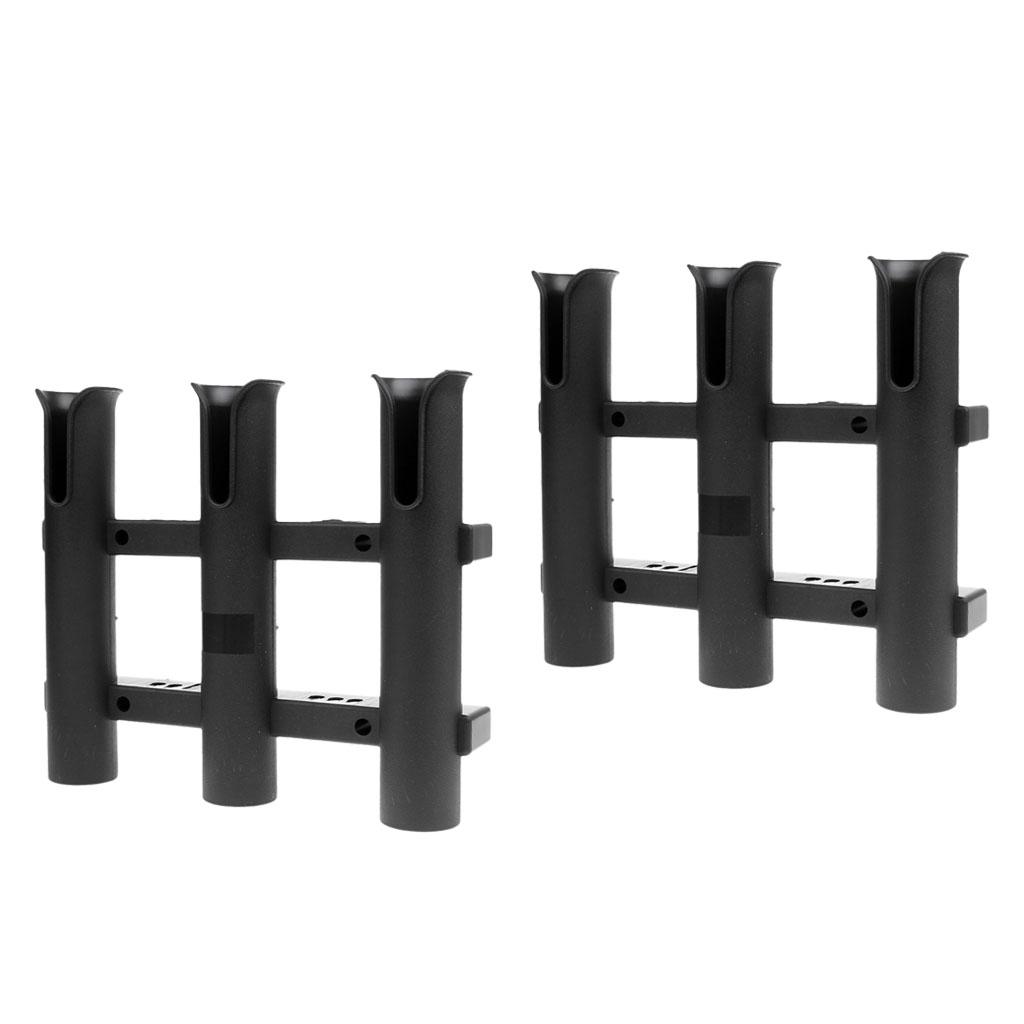 Black PP Fishing Rod Holder Ra - مراجعة Fishing Rod Rack وسعره