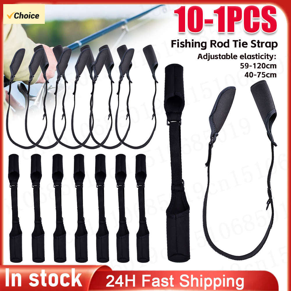 1-10PCS Fishing Rod Socks Srta - مراجعة Fishing Rod Case وسعره