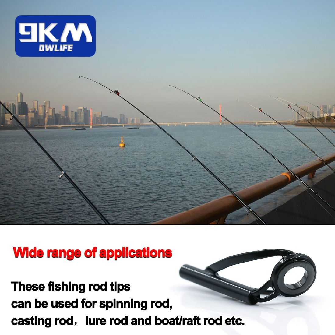 Fishing Rod Guide Tip Repair K - مراجعة Fishing Rod Tip Replacement وسعره