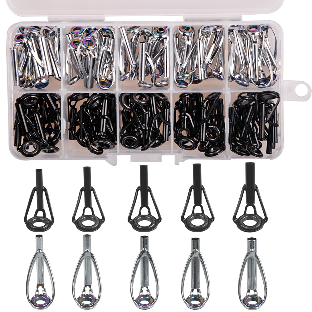 50/100PCS Fishing Rod Tips Rep - مراجعة Fishing Rod Tip Replacement وسعره
