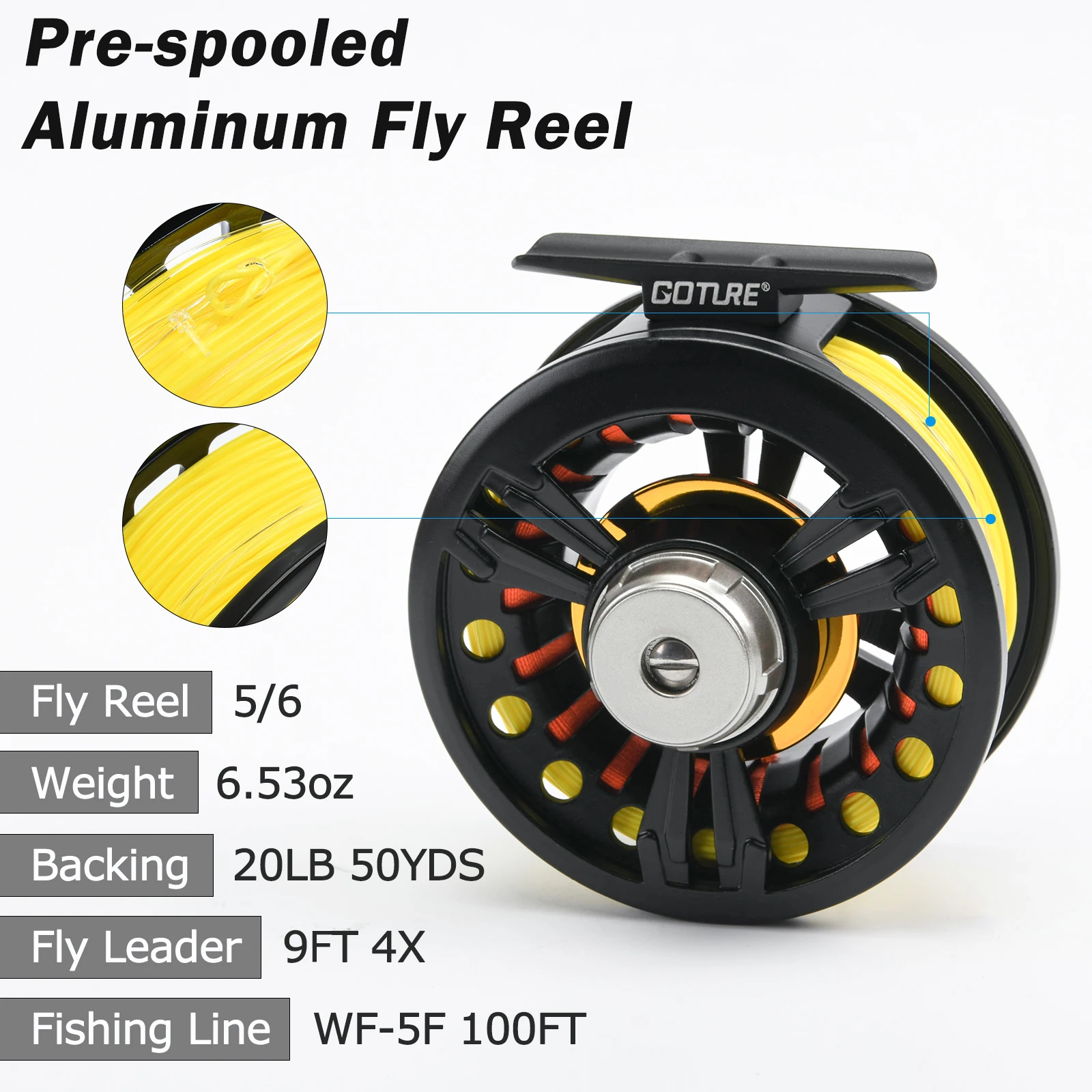 Goture Fly Fishing Rod and Ree - مراجعة Fishing Rod Fly وسعره