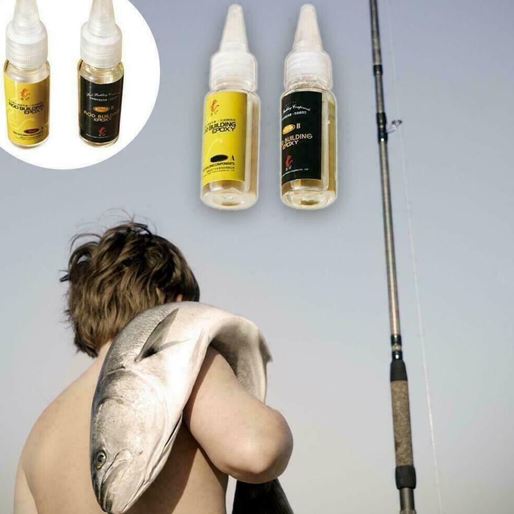 2Pcs Fishing Rod Glue Fishing  - مراجعة Fishing Rod Building Kit وسعره