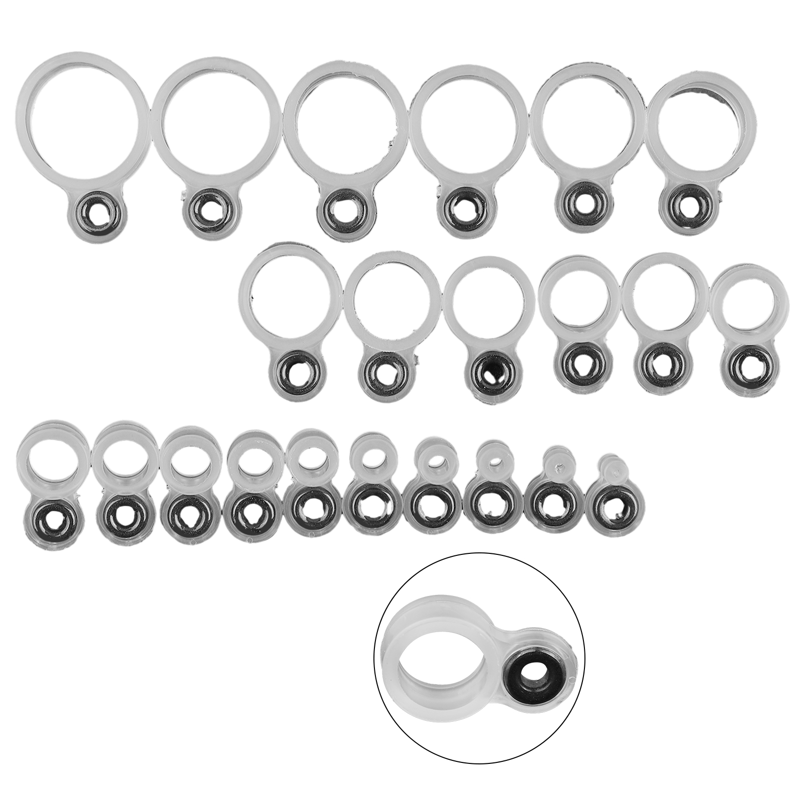 14/22Pcs Fishing Rod Eyelet Re - مراجعة Fishing Rod Repair Kit وسعره