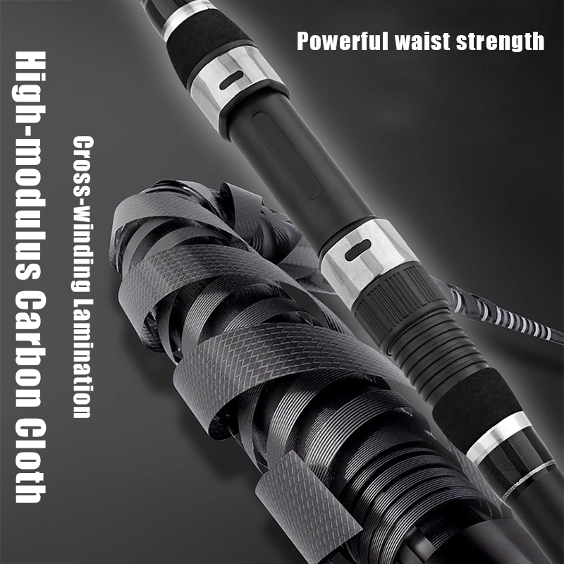 3.3M-3.9M Carp 4 Pieces Fishin - مراجعة Fishing Rod Surf وسعره