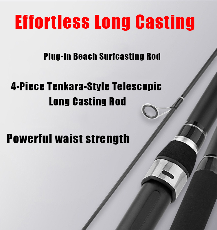 3.3M-3.9M Carp 4 Pieces Fishin - مراجعة Fishing Rod Surf وسعره