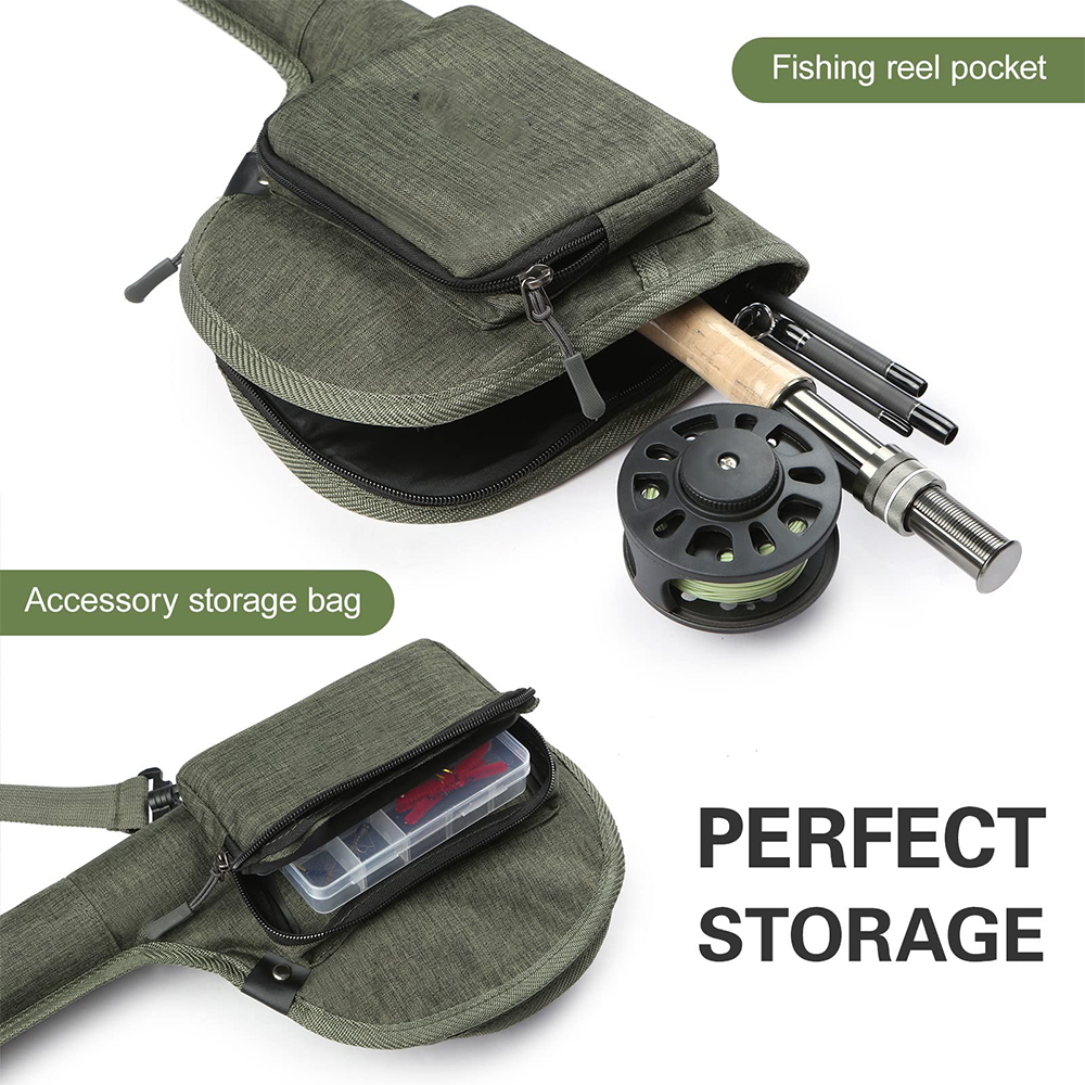 Fly Fishing Rod Case Portable  - مراجعة Fishing Rod Fly وسعره