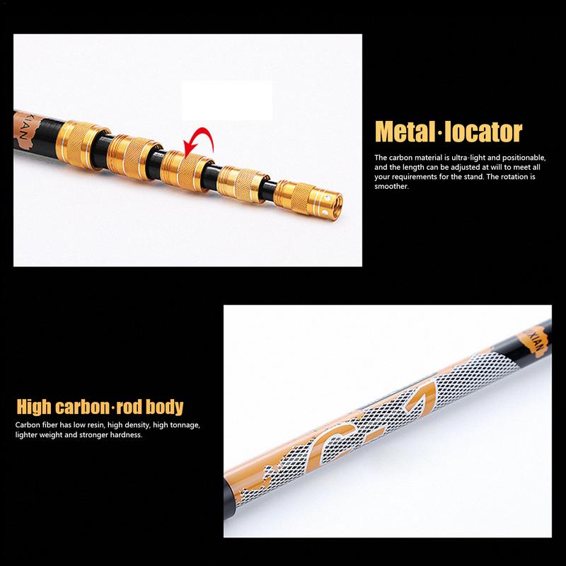 Fishing Pole Holders 360 Degre - مراجعة Fishing Rod Carbon Fiber وسعره
