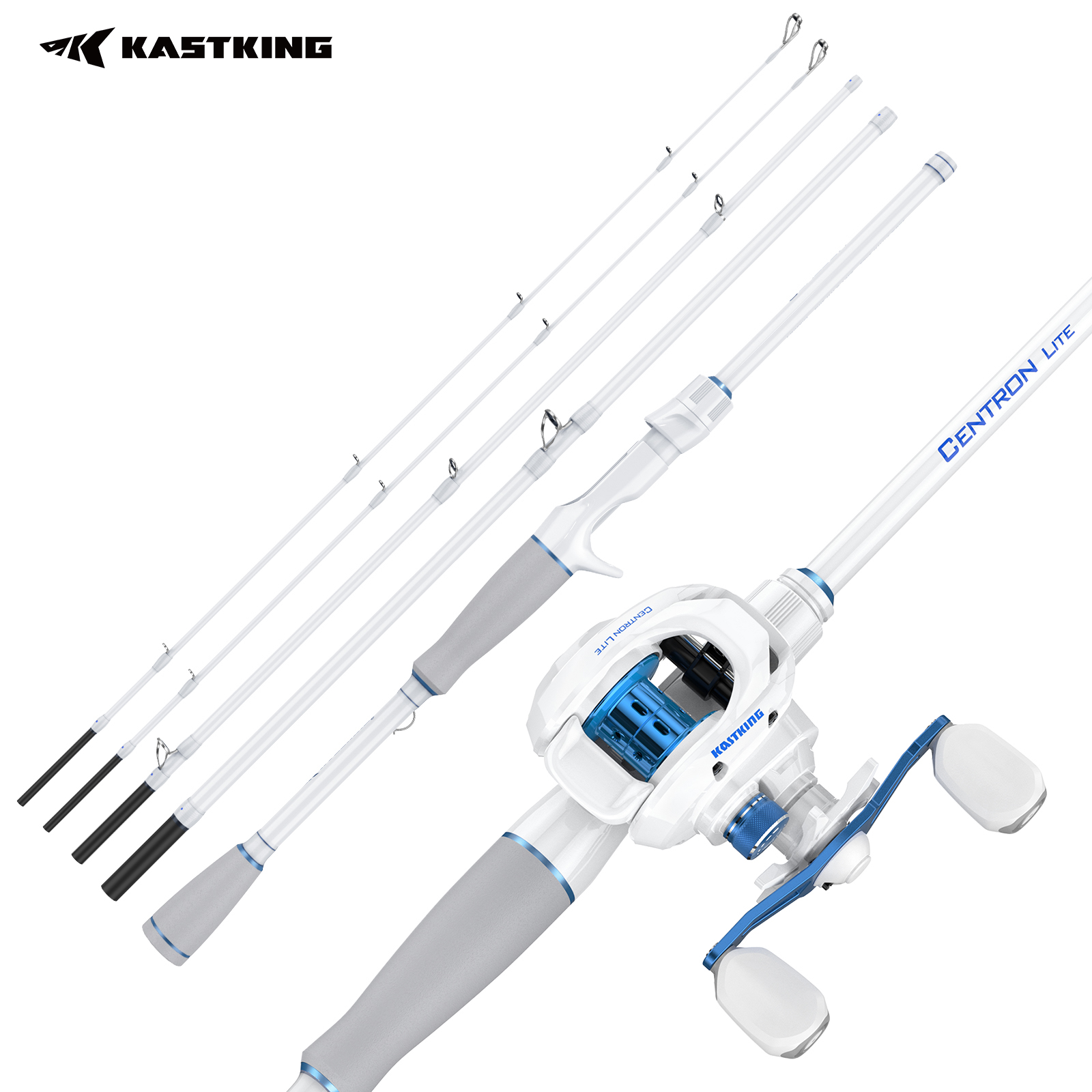 KastKing Centron Lite Travel C - مراجعة Fishing Rod Combo وسعره