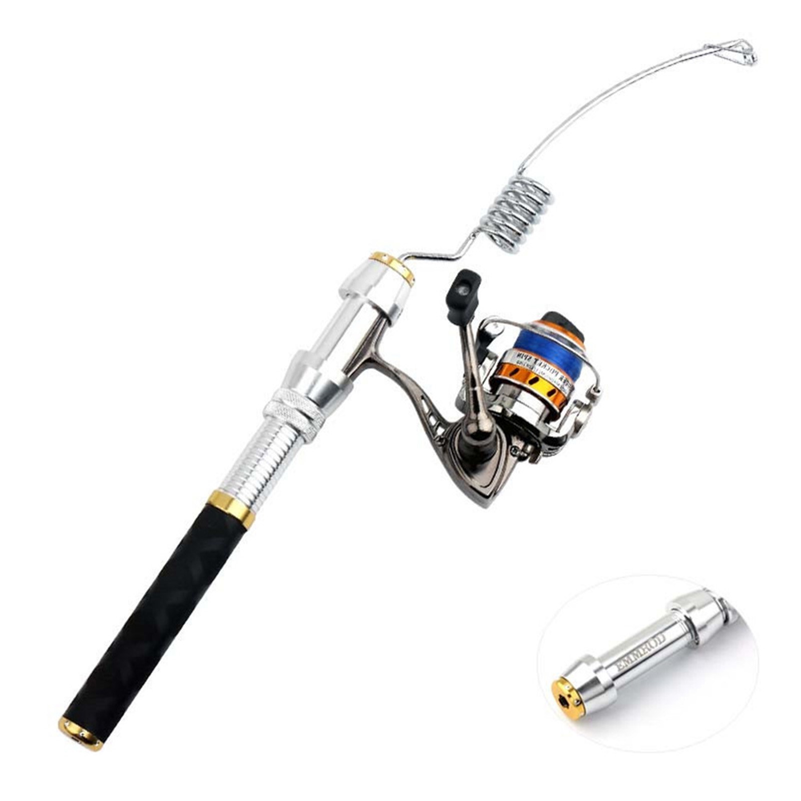 Portable Fishing Rod Telescopi - مراجعة Fishing Rod Spinning وسعره
