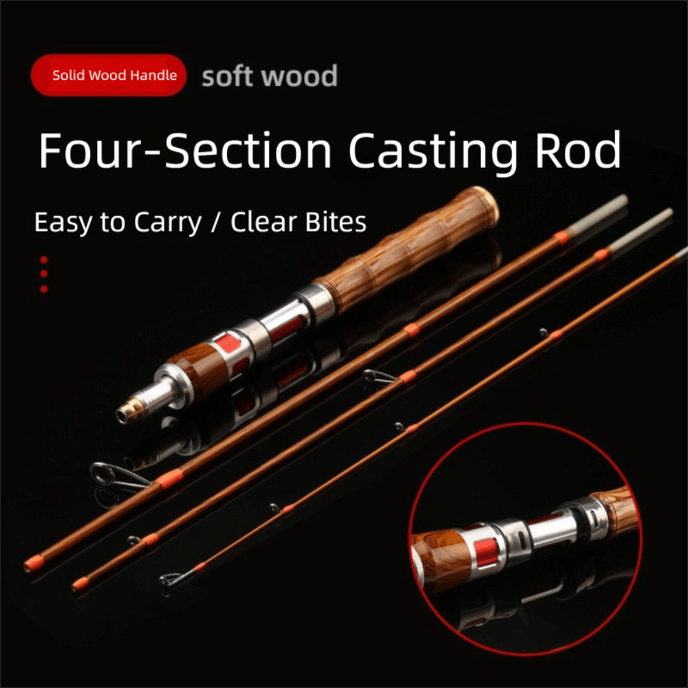 2025 4 Sections Spinning Fishi - مراجعة Fishing Rod Carbon Fiber وسعره