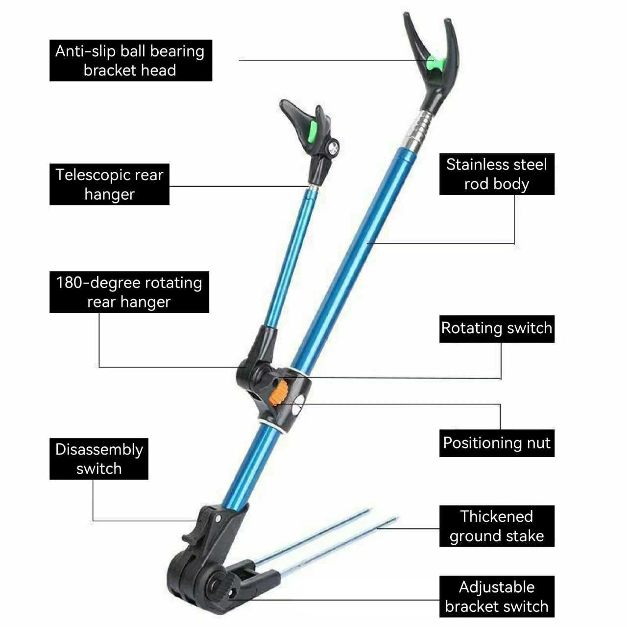 Thickened Telescopic Fishing R - مراجعة Fishing Rod Casting وسعره