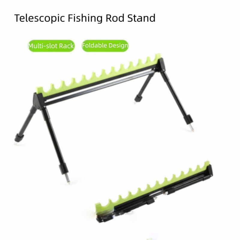 Outdoor Multi-Rod Support Brac - مراجعة Fishing Rod Telescopic وسعره