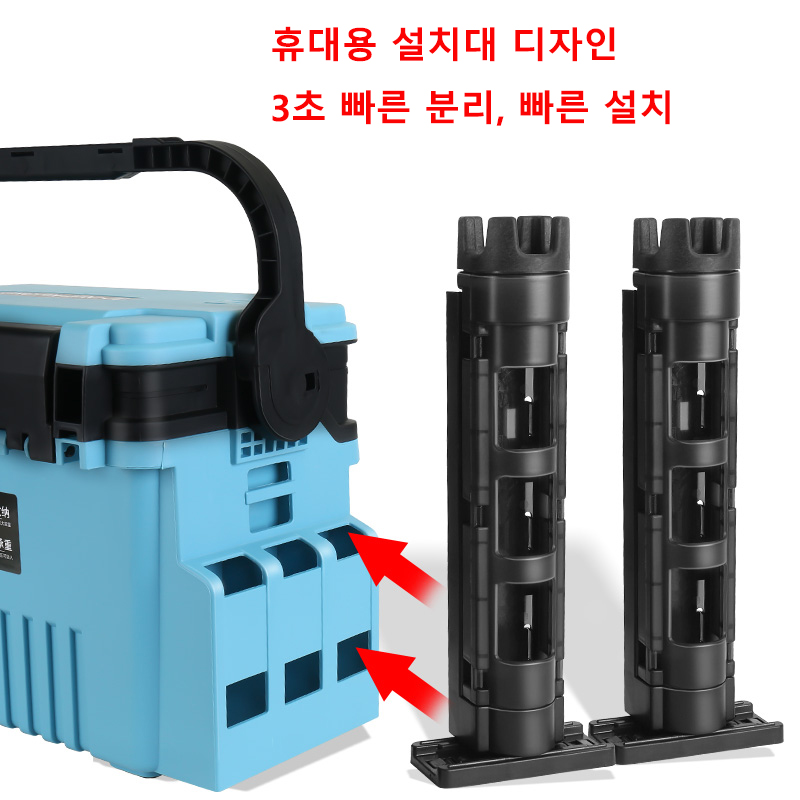 JSFUN Fishing Box Barrel Holde - مراجعة Fishing Rod Case وسعره