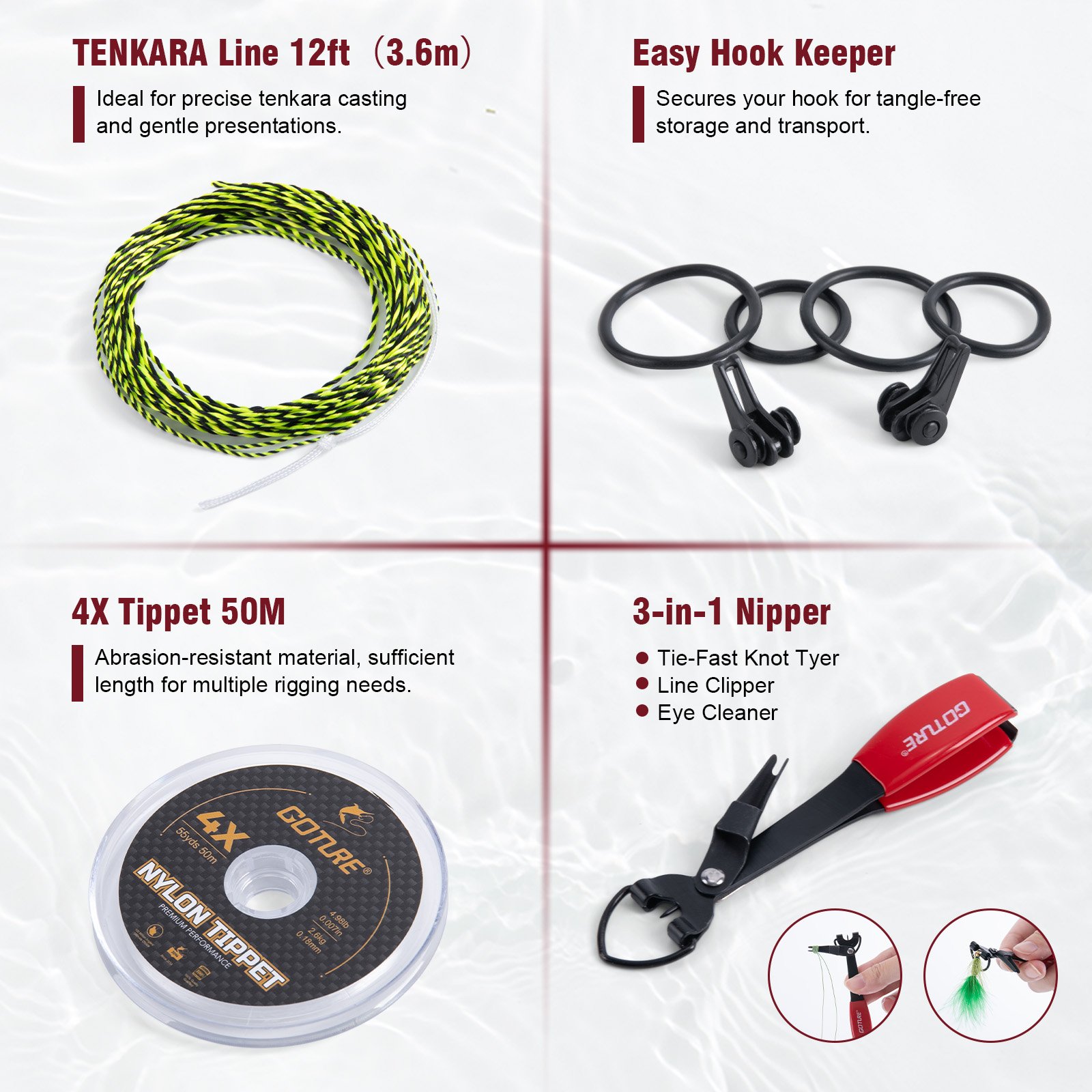 Goture Fishing Rod Combo Fly F - مراجعة Fishing Rod Fly وسعره