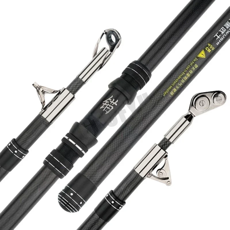 Carbon Fishing Rod 50kg Superh - مراجعة Fishing Rod Surf وسعره
