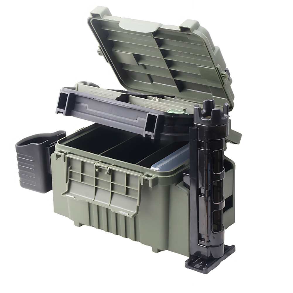 1pc Adjustable Fishing Barrel  - مراجعة Fishing Rod Rack وسعره