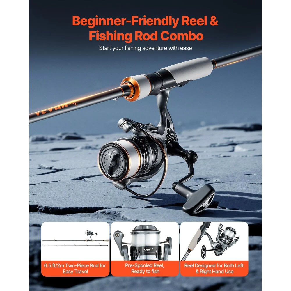 Carbon Fiber Bass Fishing Pole - مراجعة Fishing Rod Combo وسعره