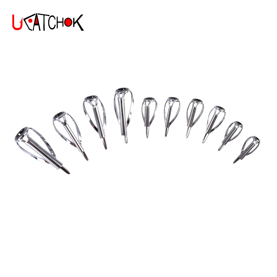 10pcs/pack top guide enhanced  - مراجعة Fishing Rod Guide Replacement وسعره