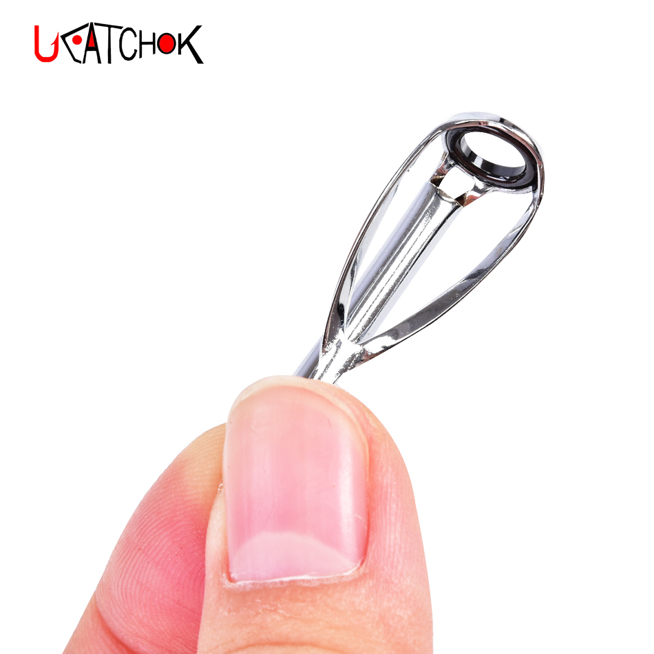10pcs/pack top guide enhanced  - مراجعة Fishing Rod Guide Replacement وسعره