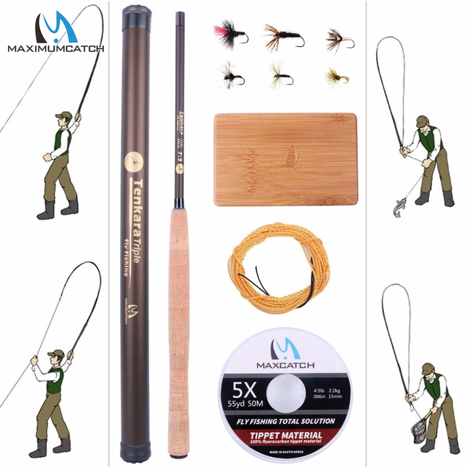 Maximumcatch 9-13FT V-Tenkara  - مراجعة Fishing Rod Fly وسعره