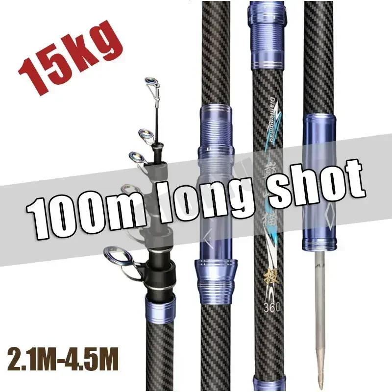 Best Telescopic Portable Rotar - مراجعة Fishing Rod Surf وسعره