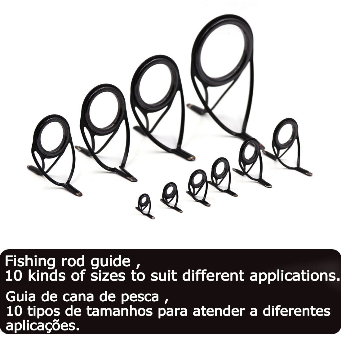 9KM OB Curved Rod Guide Kit 10 - مراجعة Fishing Rod Guide Replacement وسعره