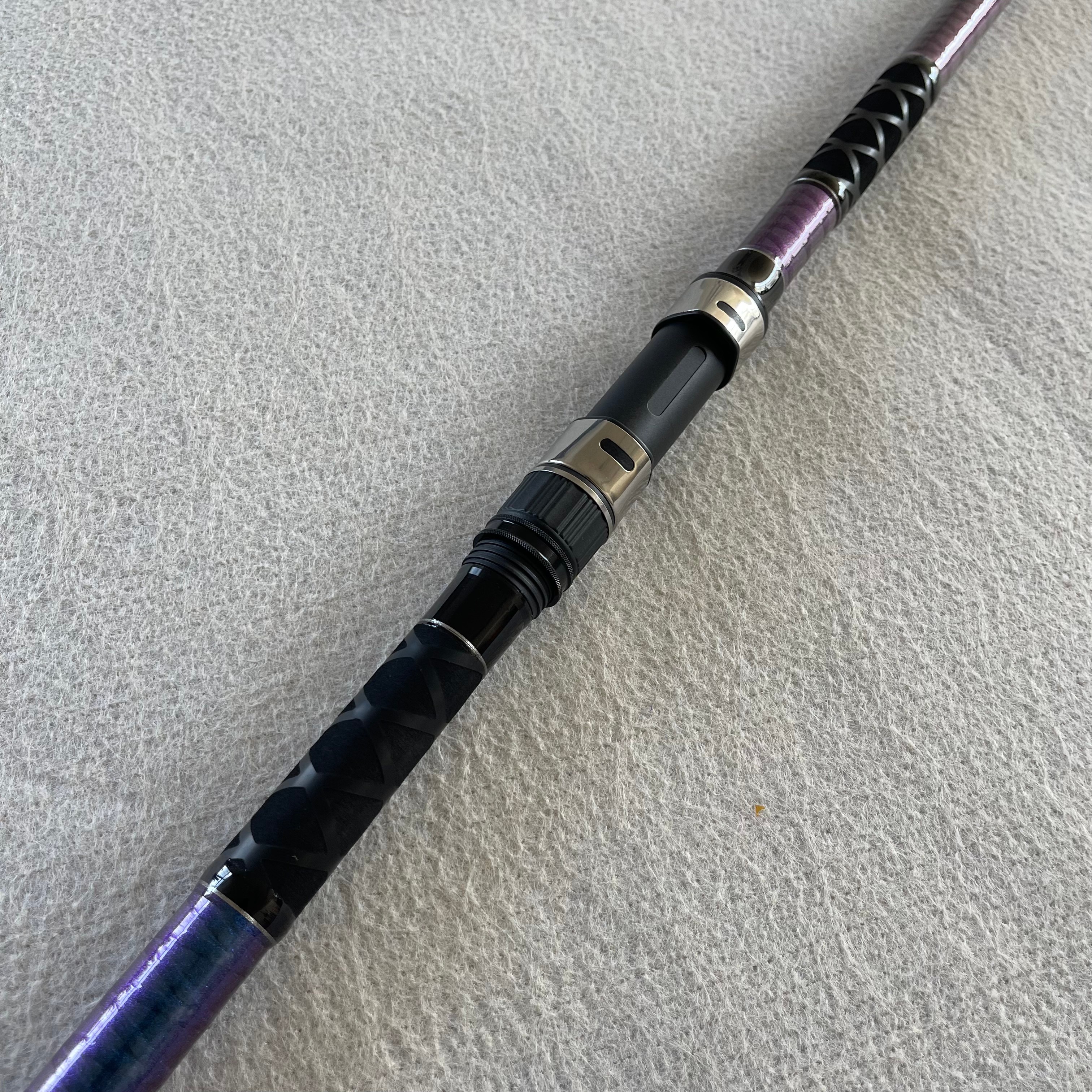 Long Casting Spinning Carbon F - مراجعة Fishing Rod Surf وسعره