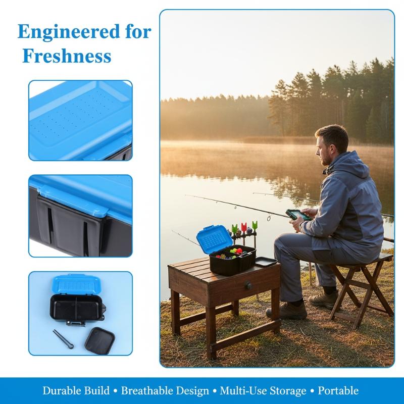 Portable Fishing Lure Box Case - مراجعة Fishing Rod Case وسعره
