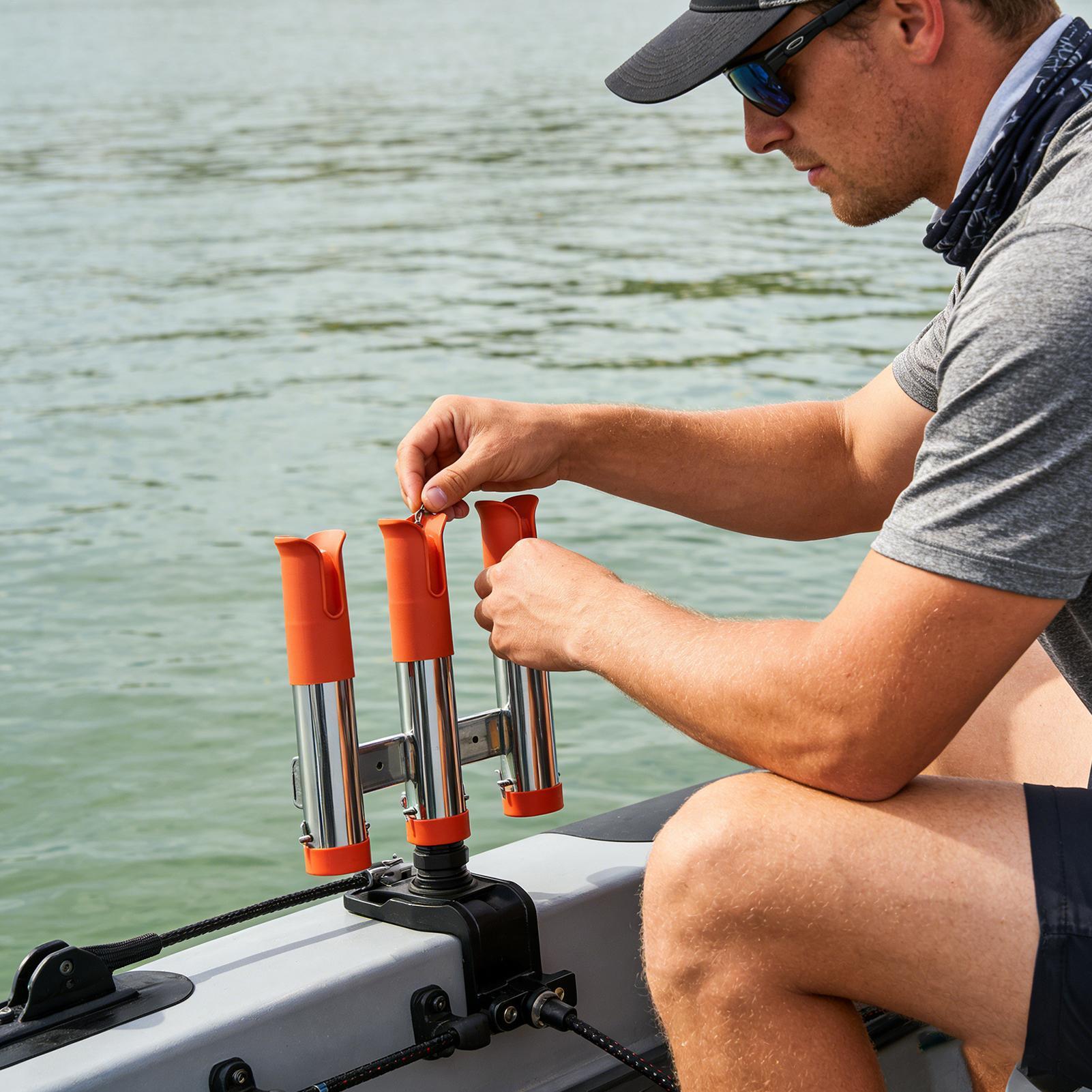 Rod Holder For Boat 3 Tube Lin - مراجعة Fishing Rod Rack وسعره
