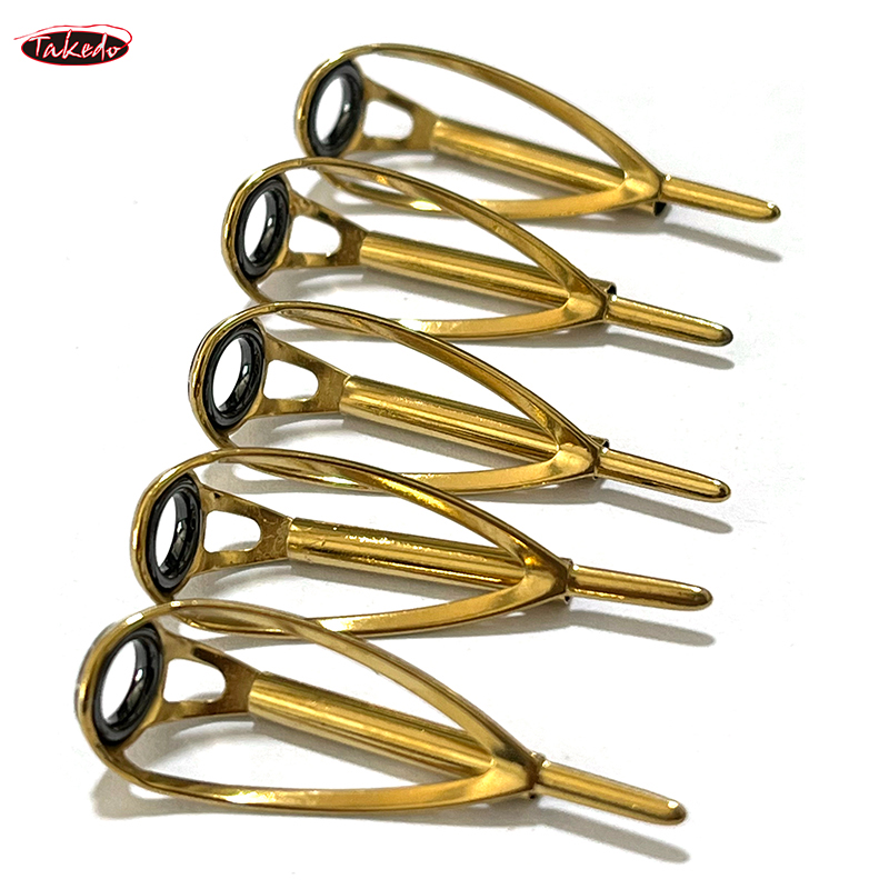 TAKEDO TN75-1 5sets Spinning M - مراجعة Fishing Rod Guide Replacement وسعره