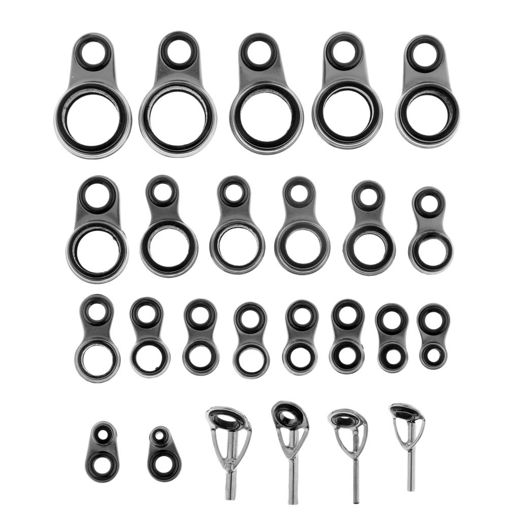 5 Pieces Fishing Rod Tip Kit S - مراجعة Fishing Rod Guide Replacement وسعره