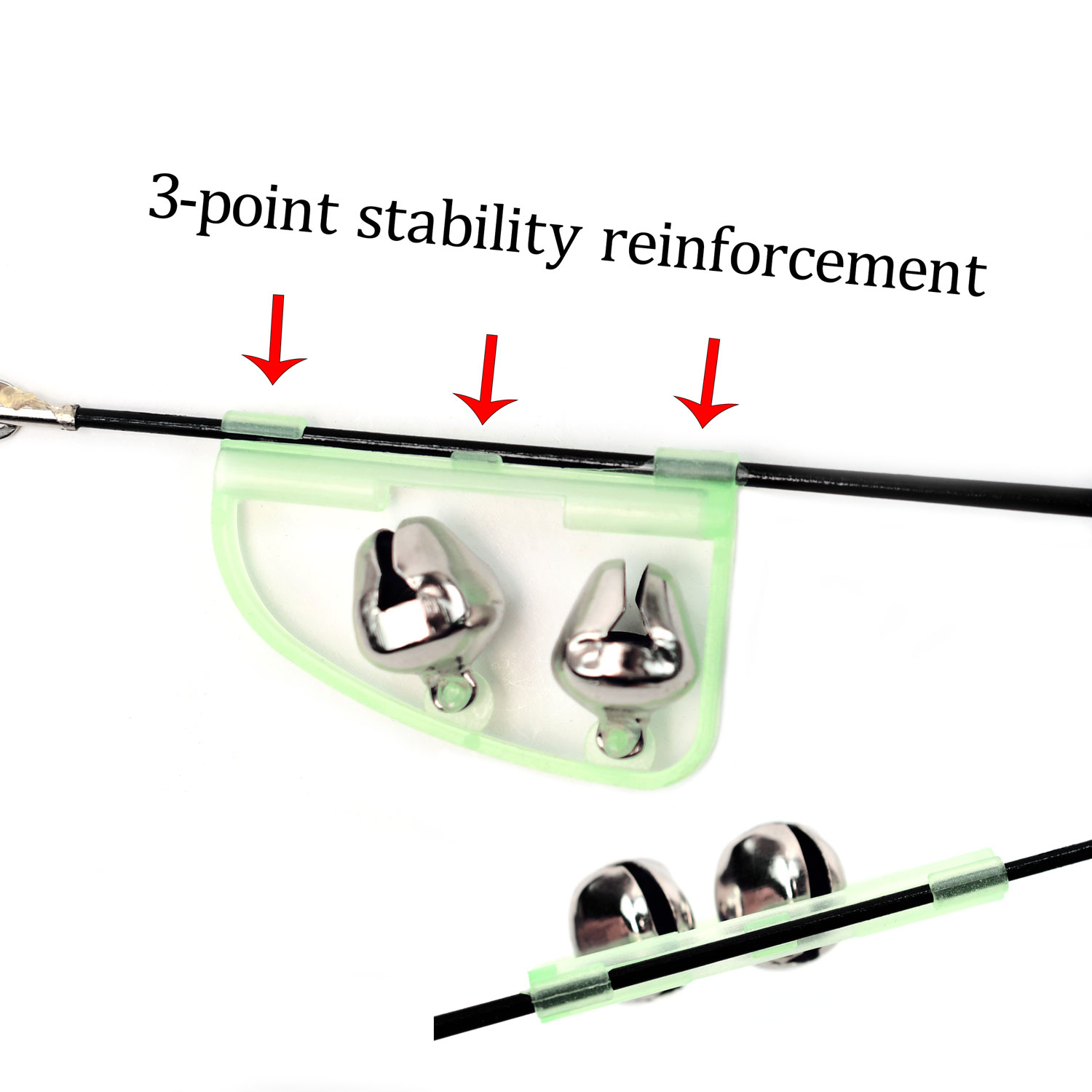 Topranc Double Bells Fishing B - مراجعة Fishing Rod Casting وسعره