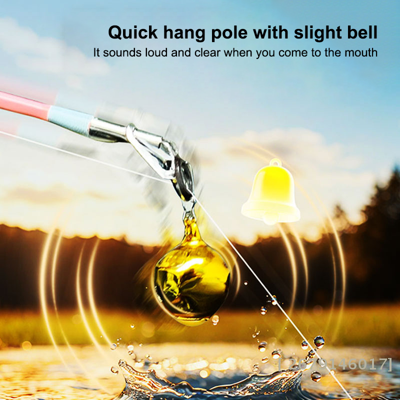 【YY26】10/20pcs New Quick-Clip  - مراجعة Fishing Rod Ice وسعره