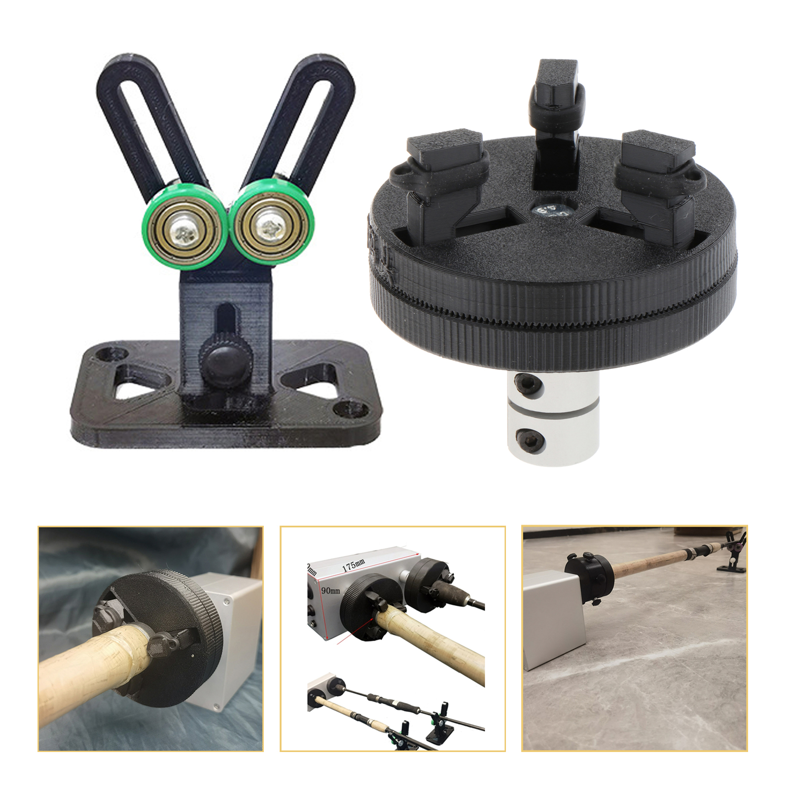 Fishing Rod Tool Epoxy Paintin - مراجعة Fishing Rod Building Kit وسعره