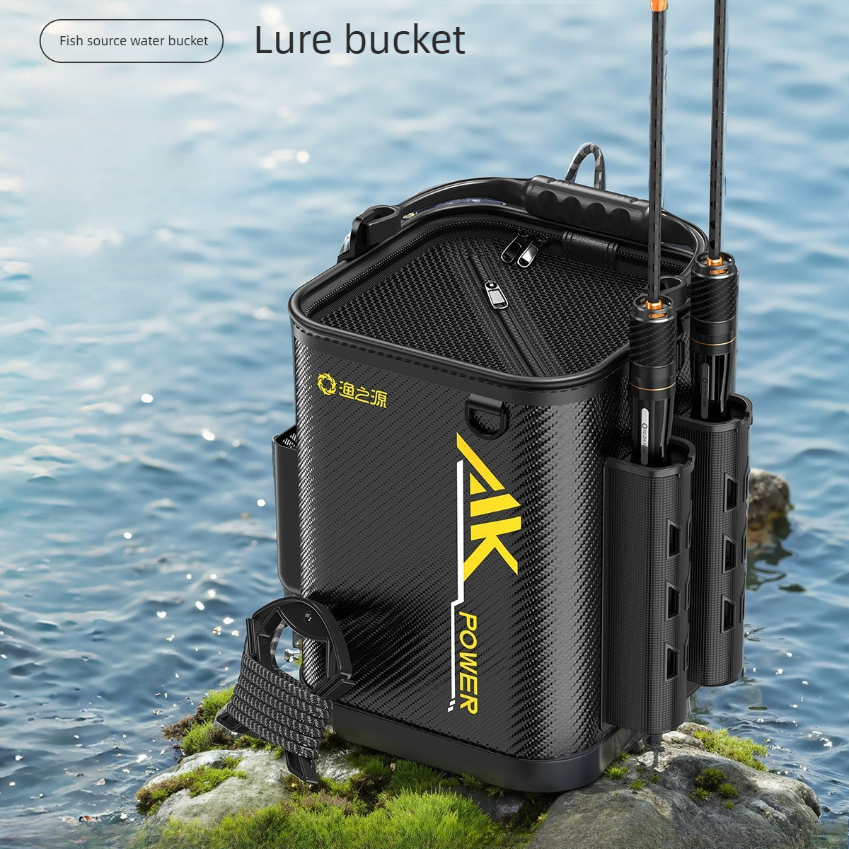 Multi-Functional Live Fish Buc - مراجعة Fishing Rod Travel وسعره
