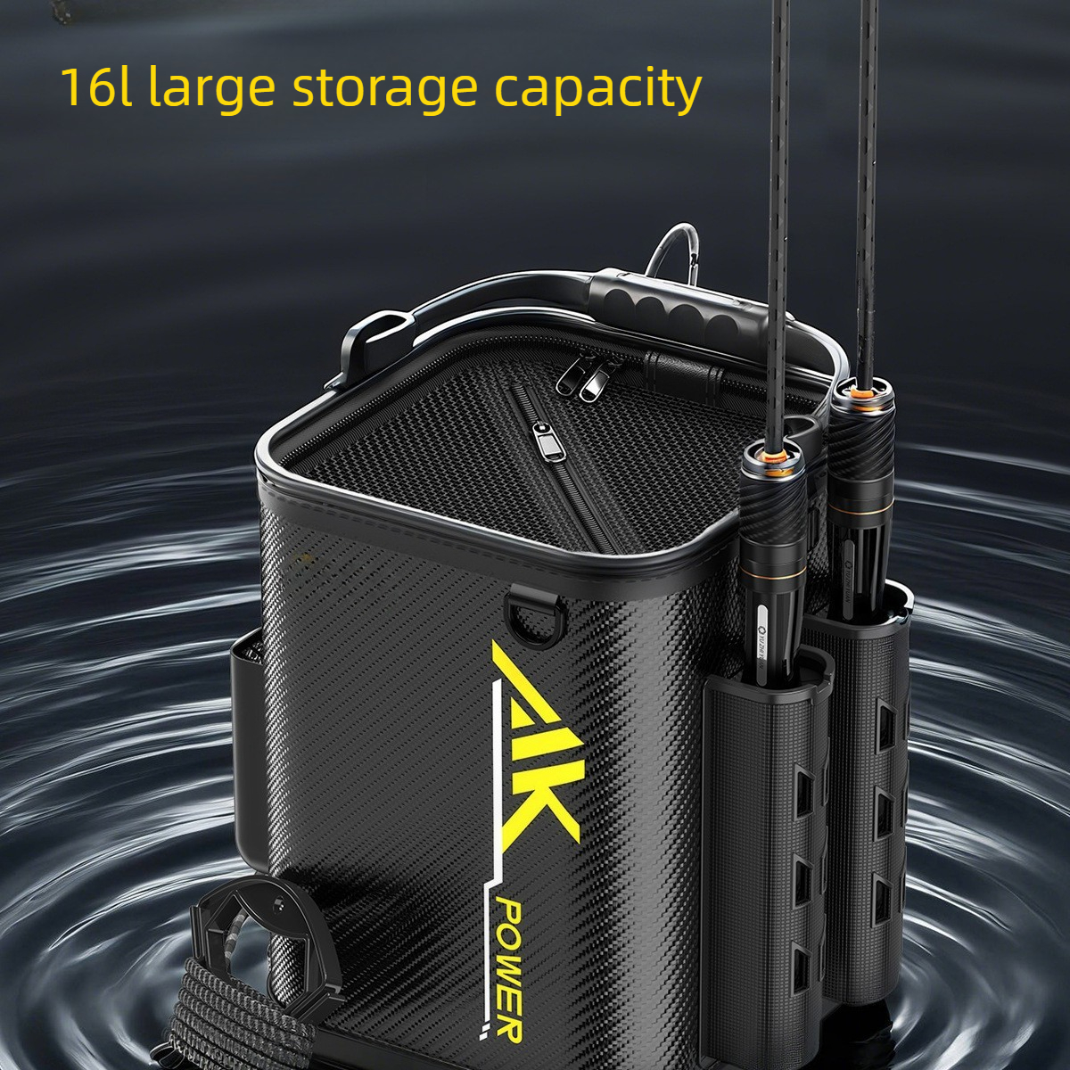 Multi-Functional Live Fish Buc - مراجعة Fishing Rod Travel وسعره