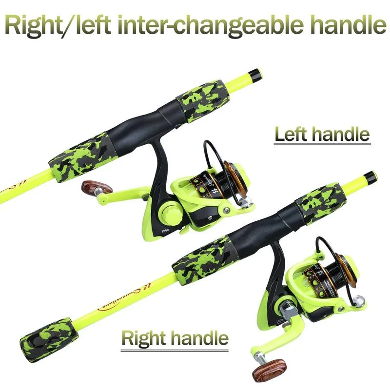 Sougayilang Portable 5 Section - مراجعة Fishing Rod Combo وسعره