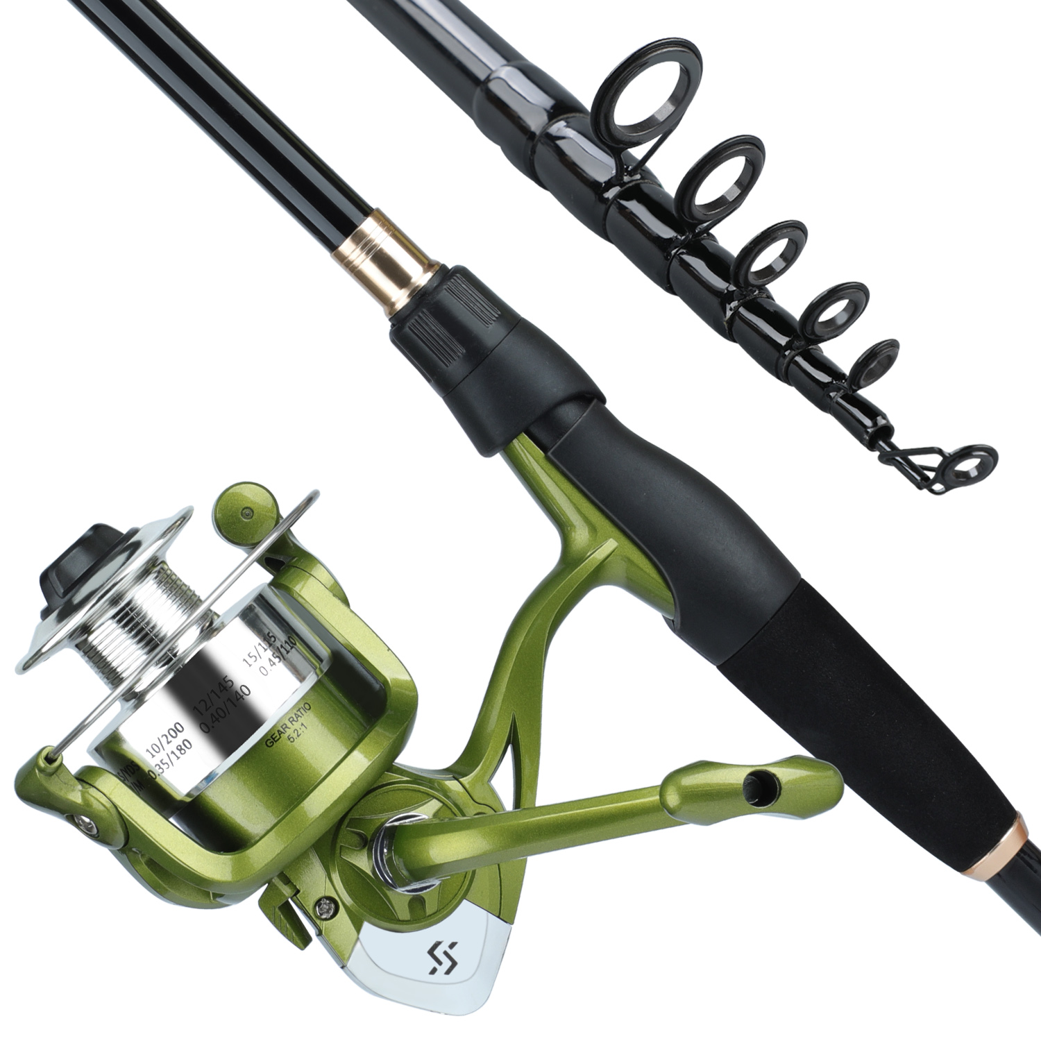 Sougayilang Telescopic Fishing - مراجعة Fishing Rod Combo وسعره