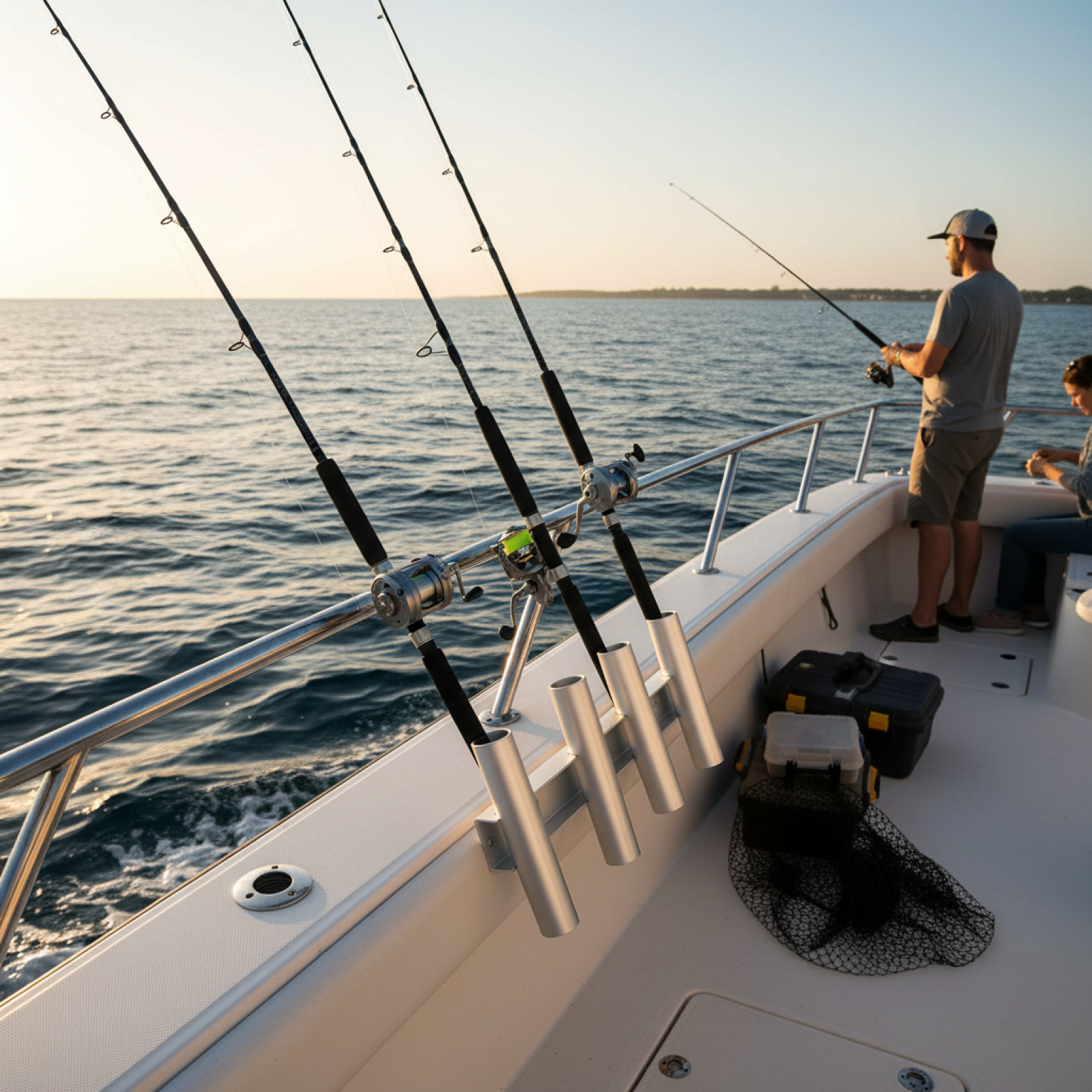 Marine Fishing Rod Rack Alumin - مراجعة Fishing Rod Rack وسعره