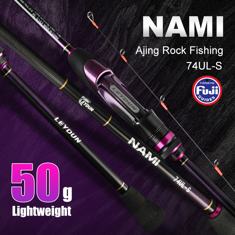 LEYDUN NAMI Ultralight Ajing R - مراجعة Fishing Rod Guide Replacement وسعره