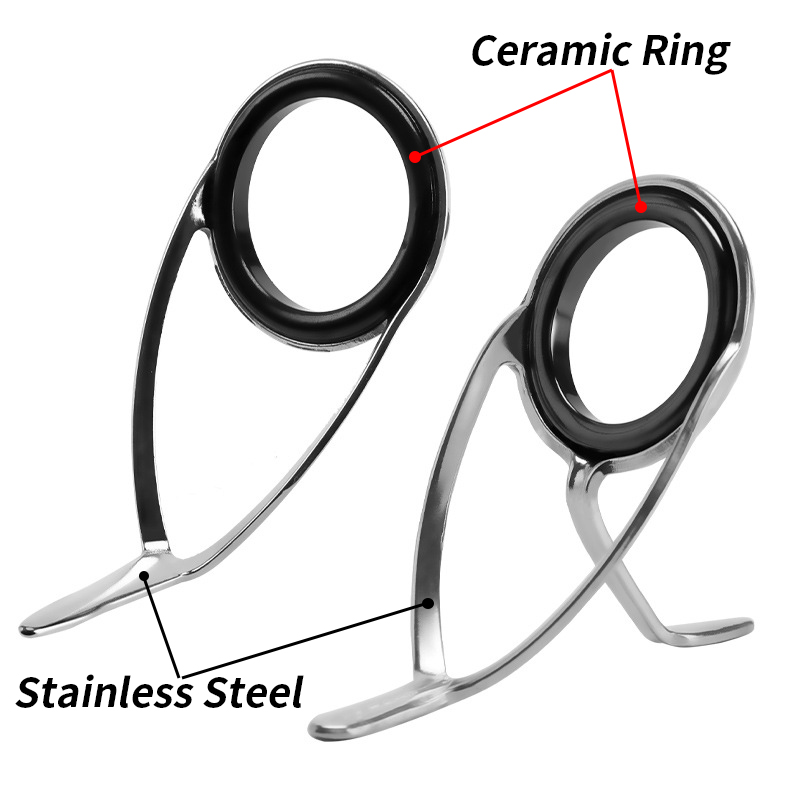 9Pcs Fishing Rod Guides Ring R - مراجعة Fishing Rod Repair Kit وسعره