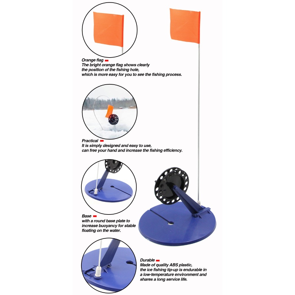 1PC Automatic Ice Fishing Plat - مراجعة Fishing Rod Ice وسعره